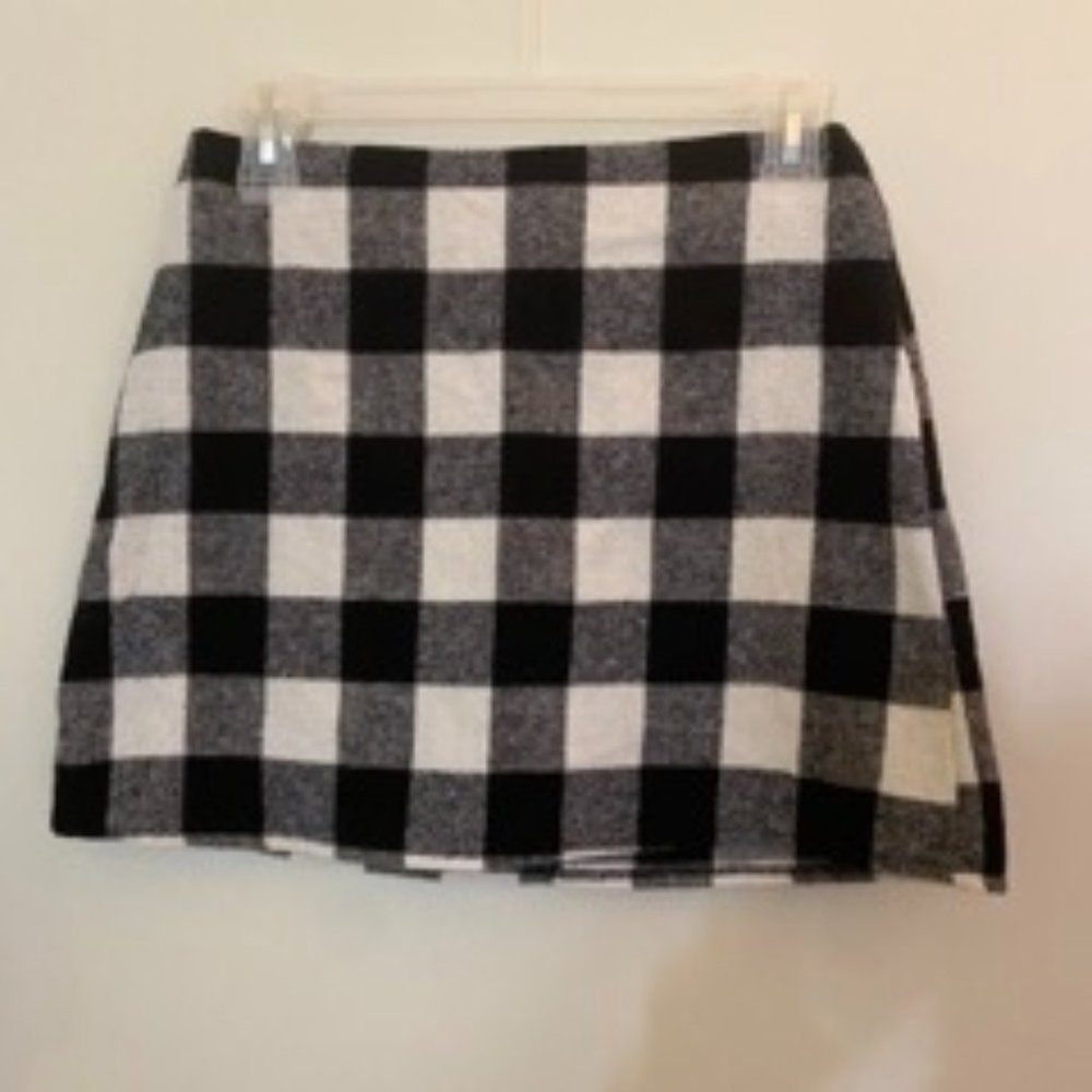 Plaid Black & White Mini
